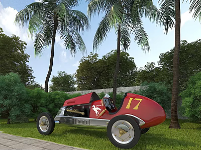 Classic car 3d model