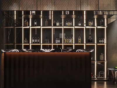 The Modern Bar 3d model