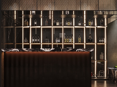 The Modern Bar 3d model