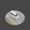 Sleek White Volkswagen Minivan With Modern Exterior Design And Stylish Alloy Wheels