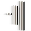 Modern Minimalist Wall Lamps With Slim Design Black White And Beige Colors
