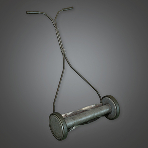 Modern Weeder Lawn Mower 3d model