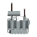Main transformer substation 220kv 500kv 3d model