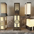 Outdoor Illuminated Lights With Chinese Style Intricate Cutouts And Modern Designs