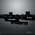 VOMZER Black Tactical Rifle Scope With Adjustable Knobs And Mounting Bracket