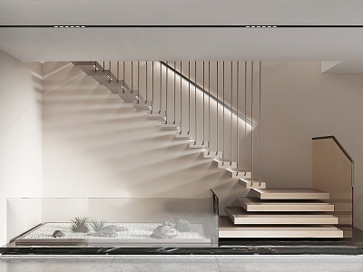 Modern Stairs 3d model