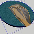 Modern Road Bridge With Wooden Curved Structure And Natural Surroundings