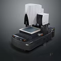 Mobile Digital Inspection Equipment With White Black Body 600 Model Transparent Platform