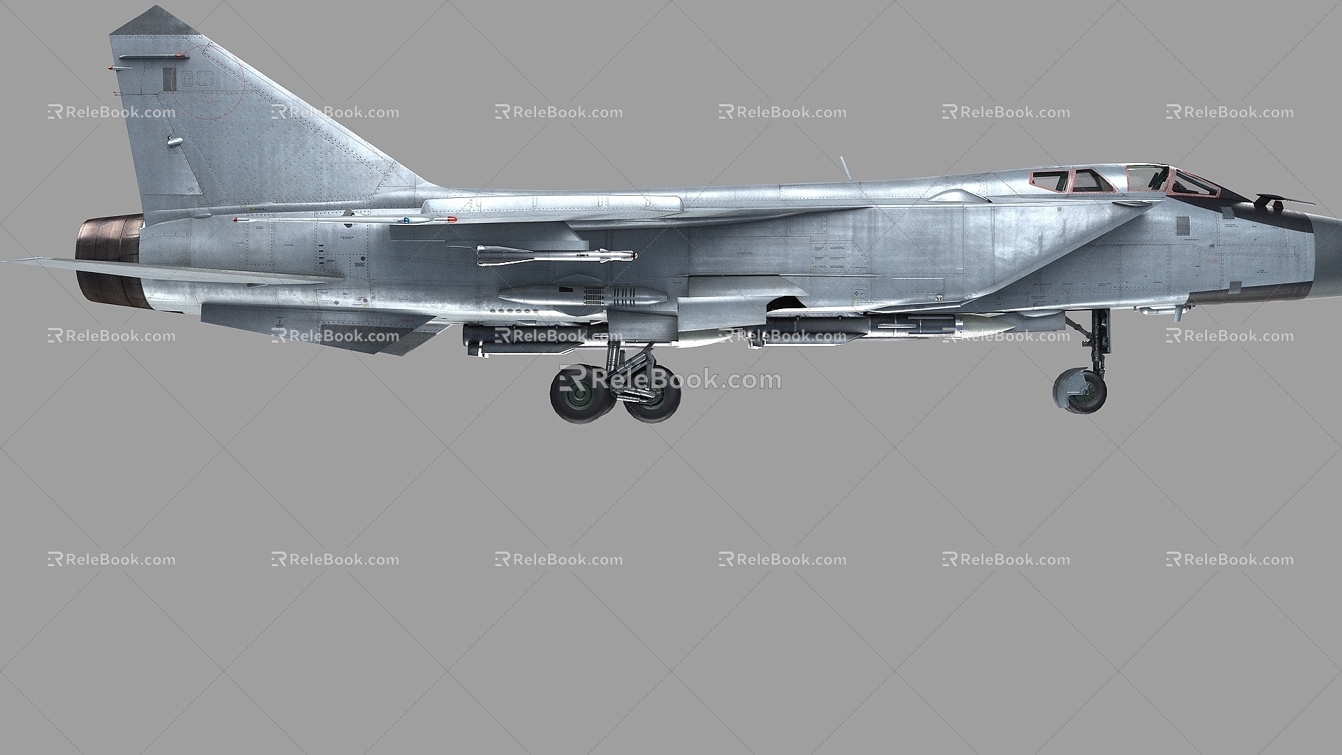 PBR Russia Mig31 MiG 31 Fighter MiG 31 MIG31 Fox Catcher Dog Fighter Mikoyan Mig25 Yan 3d model