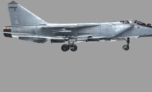 PBR Russia Mig31 MiG 31 Fighter MiG 31 MIG31 Fox Catcher Dog Fighter Mikoyan Mig25 Yan 3d model