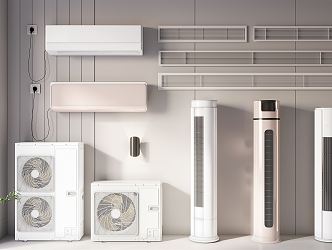 modern air conditioning 3d model