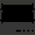 Black Tool Organizer with Multiple Holes Circular Components and Small Accessories on Base