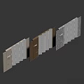Other Mailboxes Entrance Box Panel Lobby 3d model