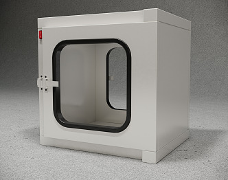 Modern clean room transfer window 3d model