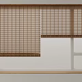 Partial Open Wooden Window Blinds for Adjustable Natural Light in Interior