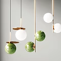 Modern chandelier 3d model