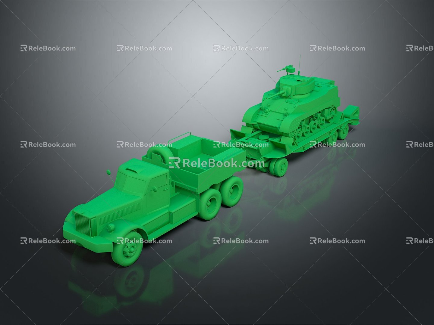 Military Truck Military Transporter Military Transporter Armed Transporter Armored Transporter 3d model