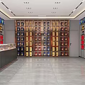 Modern Liquor and Tobacco Shop With Spacious Interior And Well Stocked Shelves