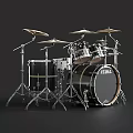 TAMA Professional Musical Instrument Drum Set With Drums Cymbals And Stands