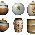 New Chinese Tea Set 3d model