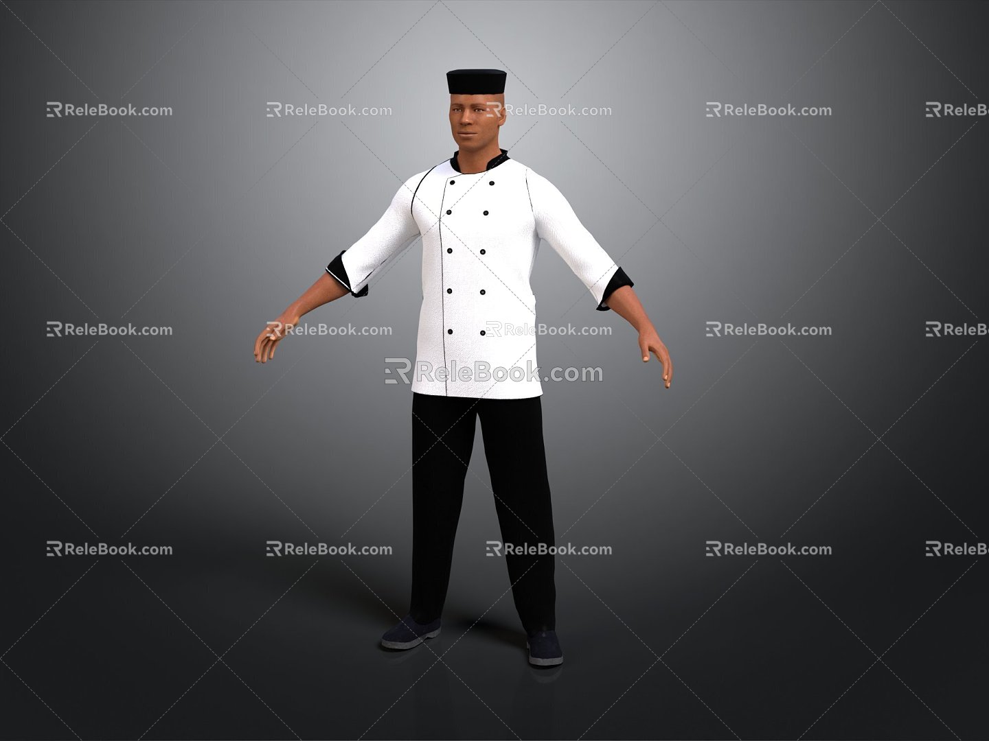 Characters Chef Game Characters Game Characters Realistic Characters Cartoon Characters Handset 3d model