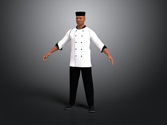 Characters Chef Game Characters Game Characters Realistic Characters Cartoon Characters Handset 3d model