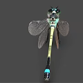 modern dragonfly 3d model
