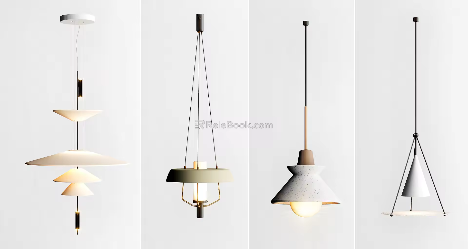 Nordic chandelier 3d model