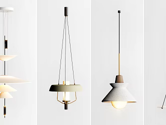 Nordic chandelier 3d model