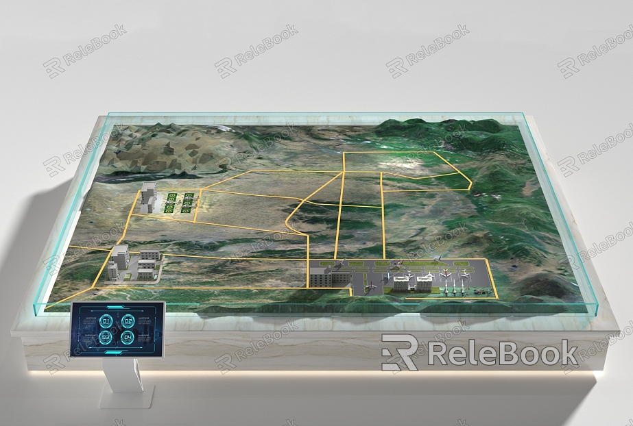 terrain sand table model