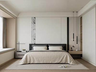 Modern Family Bedroom 3d model