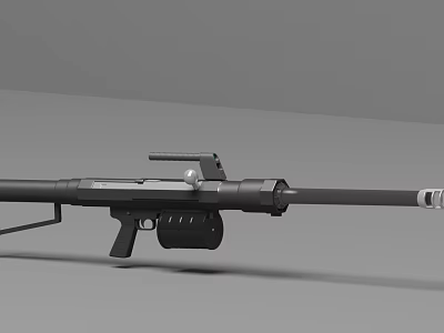 Modern Sniper Gun 3d model