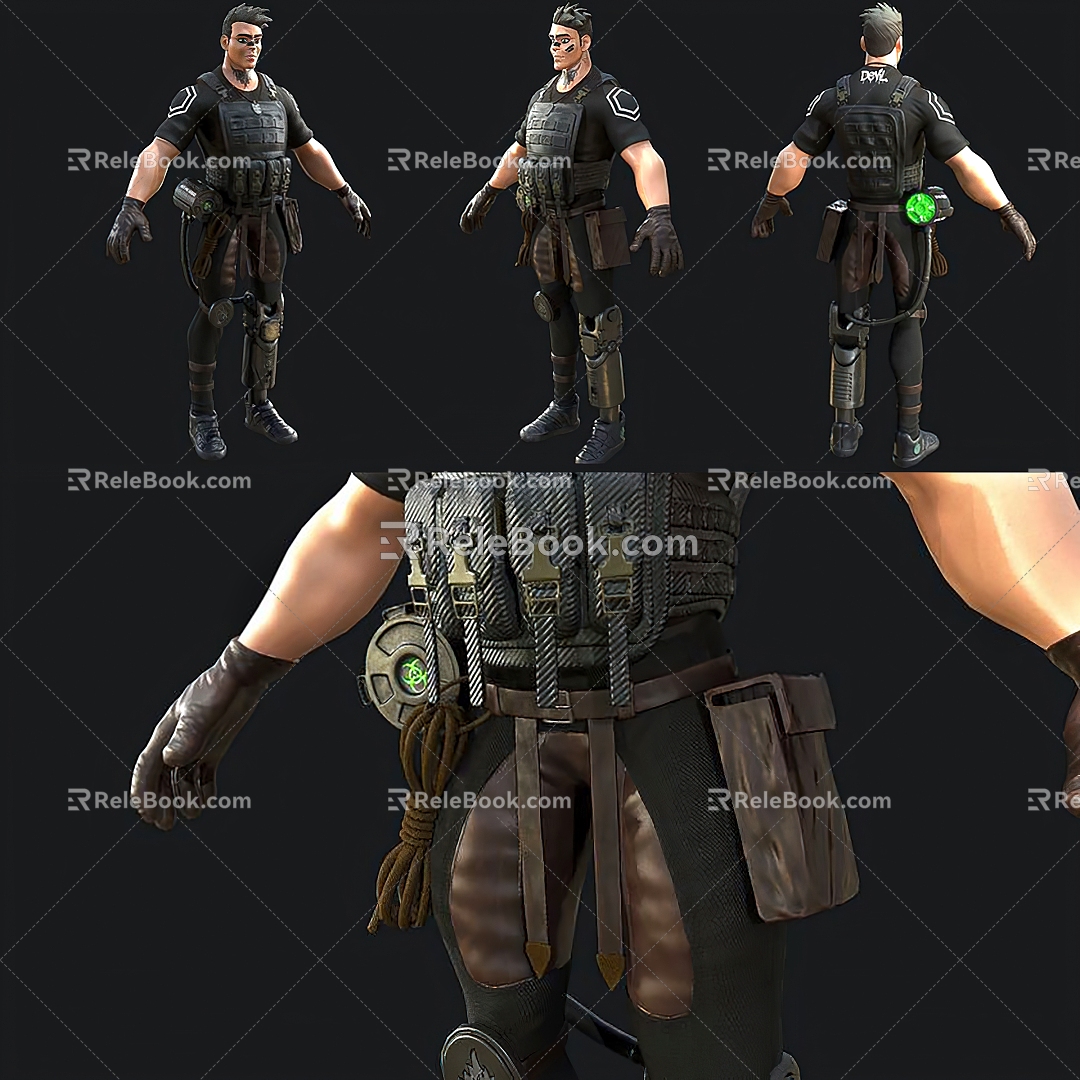 Soldier Special Forces 3d model