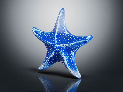 Modern starfish mollusk 3d model