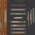 Stylish Metal Cabinet Handles in Various Designs and Multiple Color Options