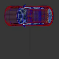 Red Mazda SUV Exterior Design Front And Rear View Features Shiny Finish