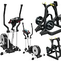 Modern Fitness Equipment 3d model