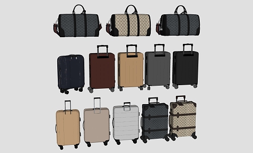 Travel Box Luggage 3d model