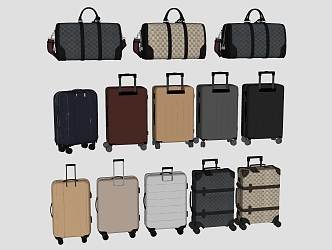 Travel Box Luggage 3d model