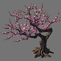 Homemade Pink Blossom Tree Inspired Pastry With Flaky Layers And Sweet Fragrant Filling