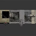 Industrial Metalworking Lathe Machine With Headstock Tool Rest Bed And Control Panel