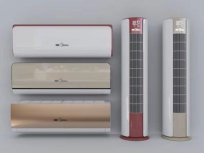 modern air conditioning 3d model