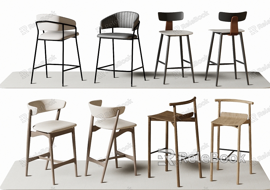 Modern Bar Chair Bar Stool High Stool model