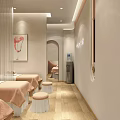 Hi Beauty Skin Aesthetic Design Center Storefront With Beauty Display Window And Stylish Exterior