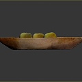 Modern Fruit Plate Fruit Plate Apple Red Fuji Apple 3d model