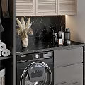 Modern Bathroom Vanity Design With Marble Countertop Wall Mounted Sink And Storage Cabinets
