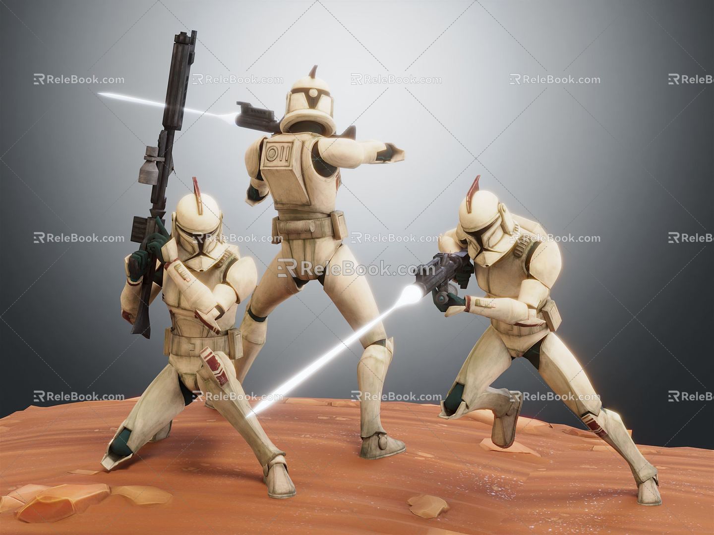 Modern Game Character Star Wars Star Wars Soldier 3d model