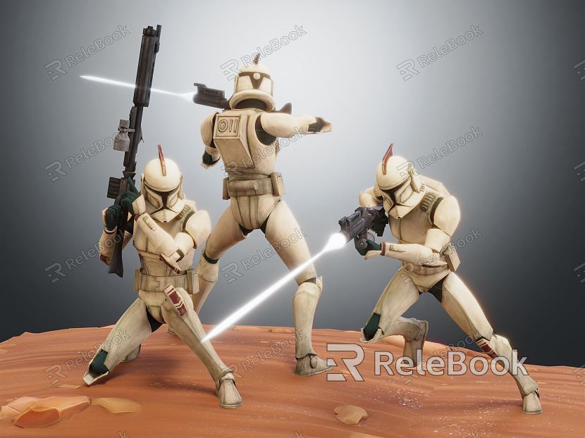 Modern Game Character Star Wars Star Wars Soldier model