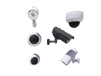 Surveillance camera combination 3d model