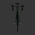 Sleek Green Road Bicycle With Modern Design Black Handlebars And Lightweight Frame